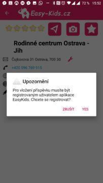 Výzva k registraci EasyKids