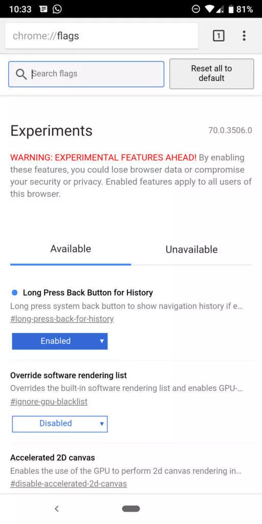 chrome-canary-historie