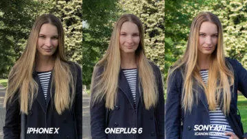 fototest iphone X vs oneplus 6