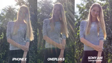 fototest oneplus 6 vs iphone X modelka detail