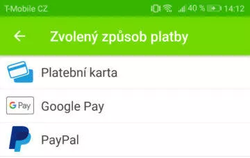 google pay android flixbus aplikace platby