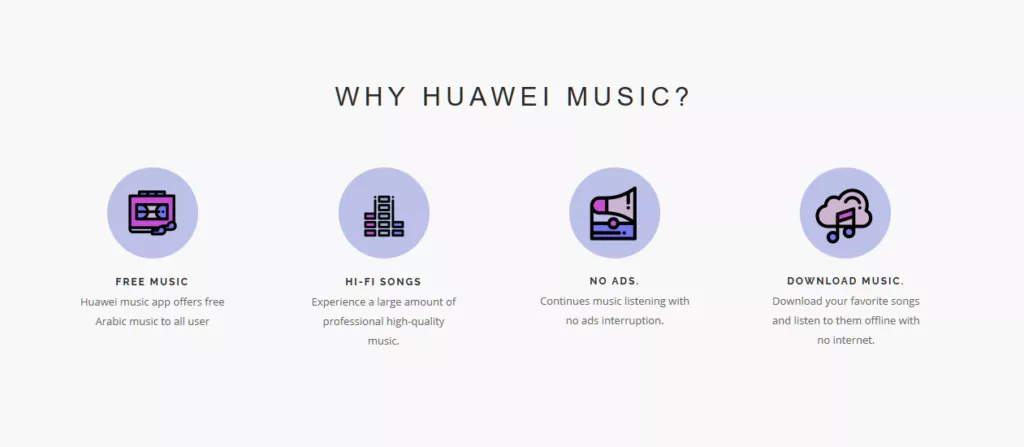 huawei music streamovani hudby