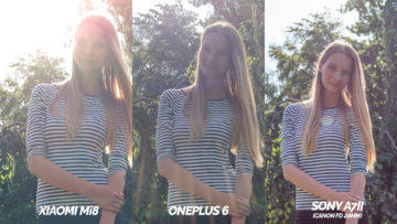 mi 8 vs oneplus 6 vs sony a7ii srovnani fotografii - osoba proti slunci