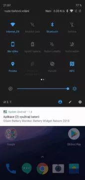 notifikace na oneplus 6 android 8 oreo