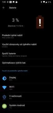 oneplus 6 vydrz baterie