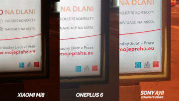 reklama detail nocni foto test oneplus 6 vs xiaomi mi 8 vs sony zrcadlovka