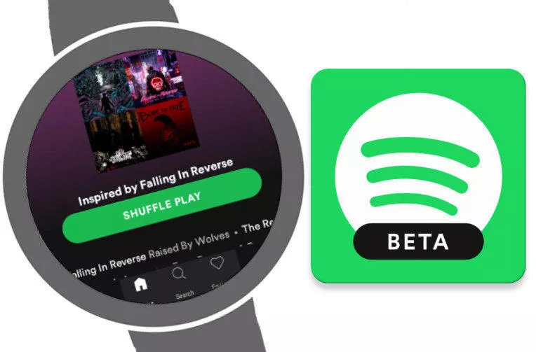 spotify lite wear os hodinky