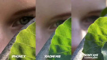 xiaomi mi 8 vs iphone x fototest oko detail