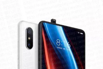 xiaomi mi mix 3 render vysunovaci selfie kamera