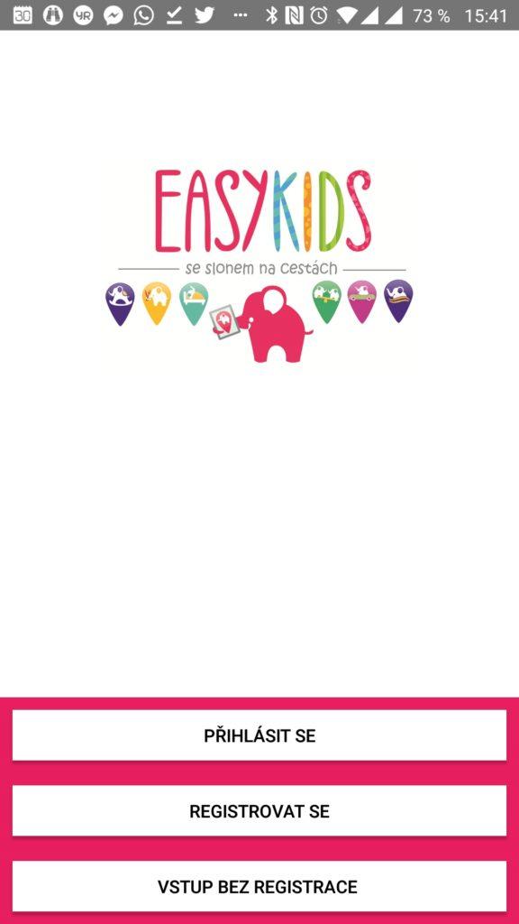 Úvodní stránka EasyKids