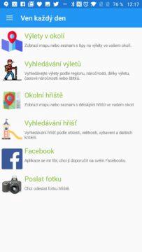 Aplikace Ven každý den Aplikace Ven každý den