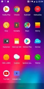 Elephone U Pro menu