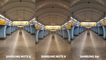 Fototest nocni metro - Note 9 vs Note 8 vs S9