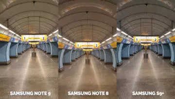 Fototest nocni metro - Note 9 vs Note 8 vs S9