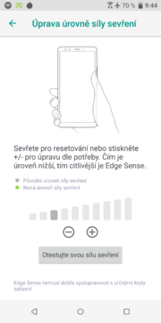 HTC U12 Plus - Edge Sense sila zevreni