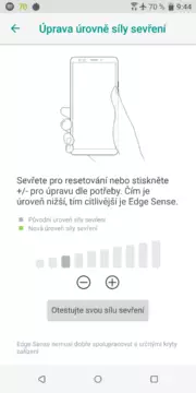 HTC U12 Plus - Edge Sense sila zevreni