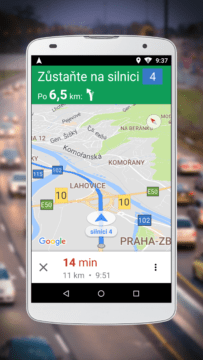 Navigace pro Google Maps Go