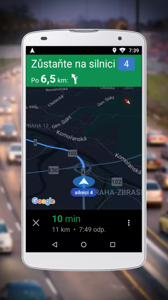 Navigace pro Google Maps Go