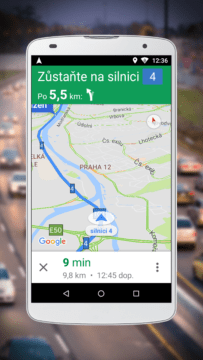 Navigace pro Google Maps Go