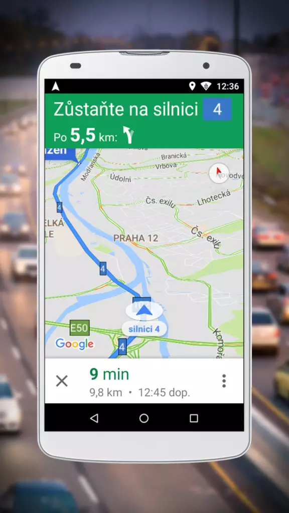 Navigace pro Google Maps Go