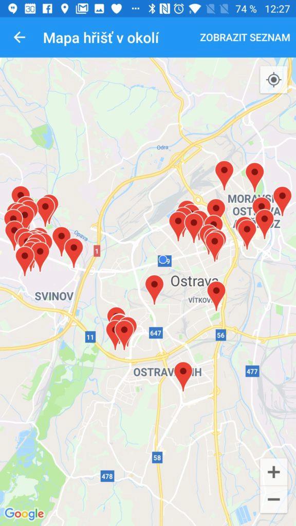 Okolní dětská hřiště Ven každý den