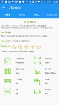 Podrobnosti o hřištích Ven každý den Podrobnosti o hřištích Ven každý den