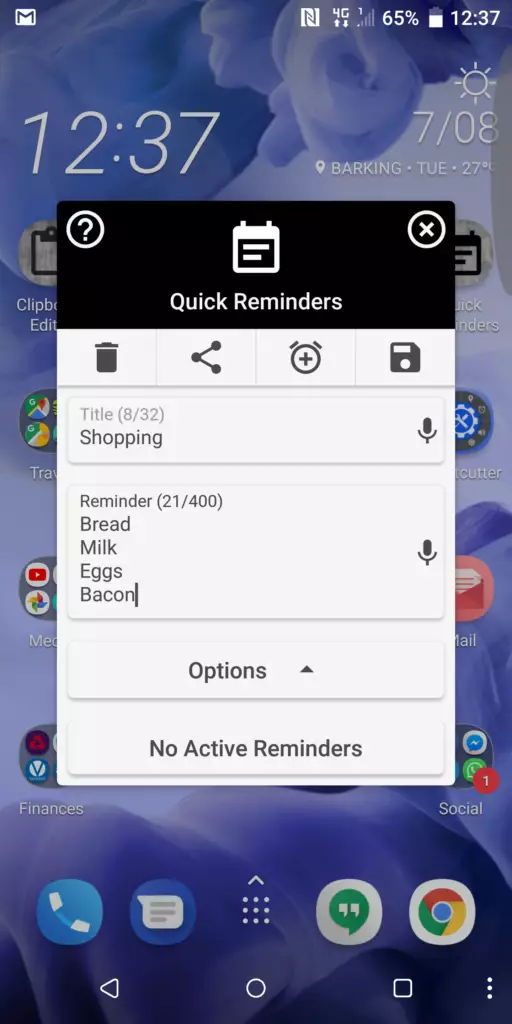 Quick Reminders 3