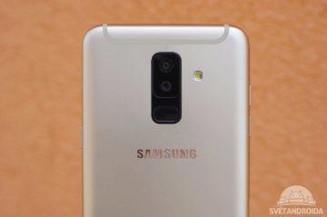 Samsung Galaxy A6+ fotoaparát