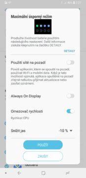 Samsung-Galaxy-A6-úsporný-režim