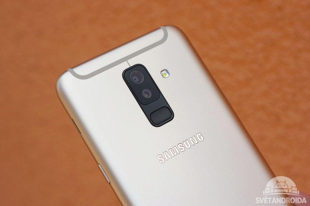 Samsung Galaxy A6+ čtečka otisků