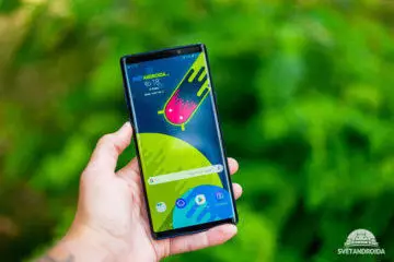 Samsung Galaxy Note 9 displej