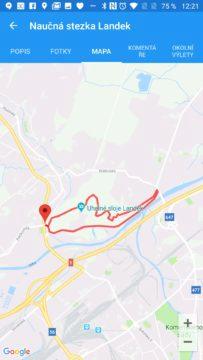 Trasa výletu Ven každý den Trasa výletu Ven každý den