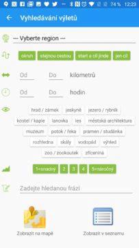 Ven každý den Vyhledávání výletů Ven každý den Vyhledávání výletů