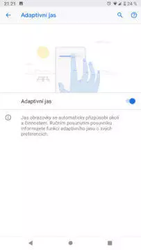 Android 9 Pie adaptivni jas