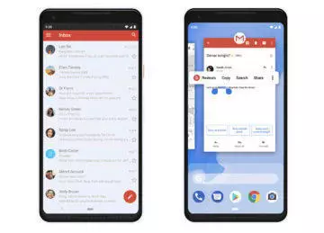 android 9 pie gesta ovladani navigacni lista