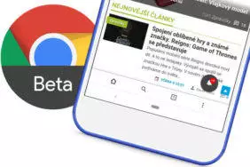 chrome beta spodni lista duet