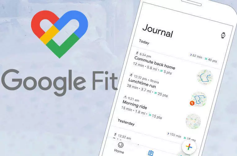 google fit novy design