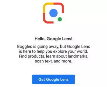 google googles nahrada google lens