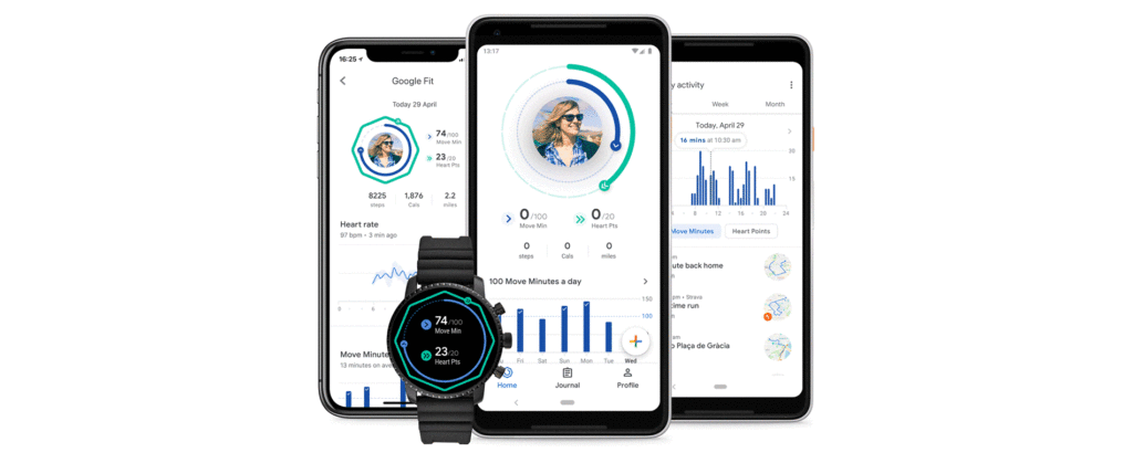 zmeny u google fit novy design