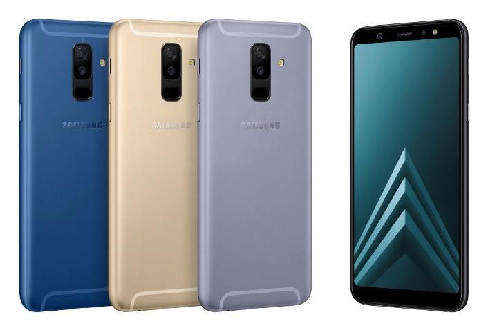 Samsung Galaxy A6+ barevné varianty