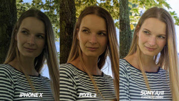 detail modelky fototest pixel 2 vs iphone X