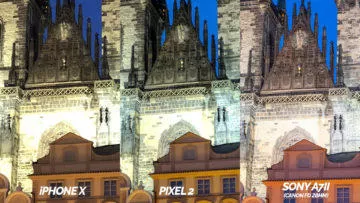 detail nocni fotografie test pixel 2 vs apple iphone X