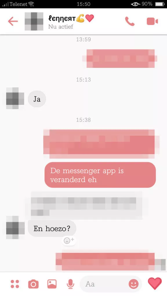 facebook messenger chat novy design