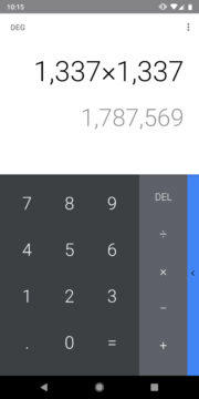 google kalkulacka stary design