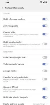 nastaveni fotoaparatu xiaomi pocophone f1