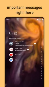 niagara launcher notifikace