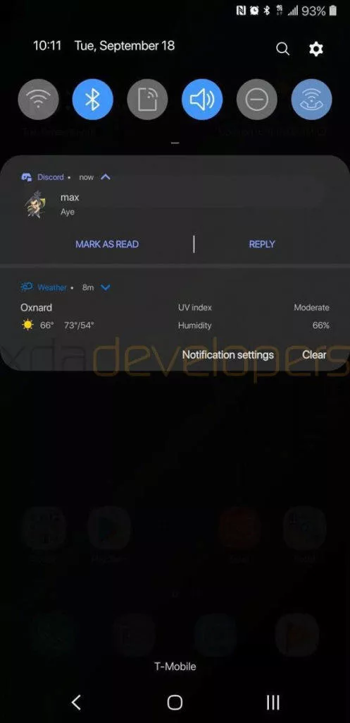 notifikace android 9 pie samsung