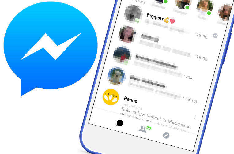 novy redesign facebook messenger