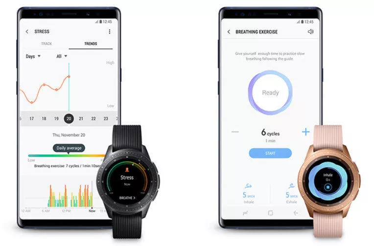 samsung health aplikace