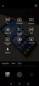 Honor 8x funkce fotoaparatu
